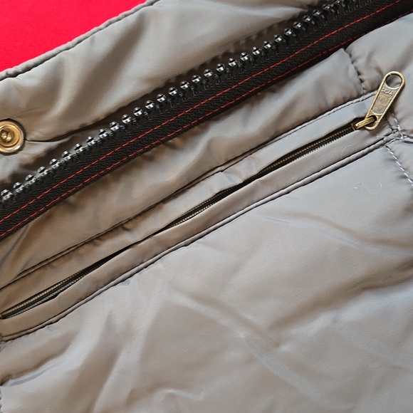 Woolrich Vintage mens Size XL Red Utility Jacket Detachable Hood - Picture 14 of 16